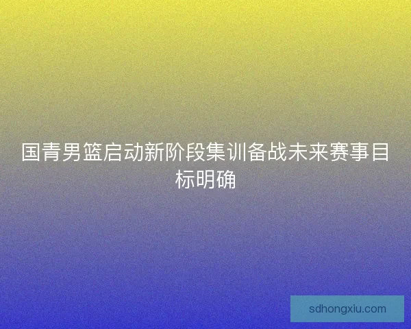 国青男篮启动新阶段集训备战未来赛事目标明确
