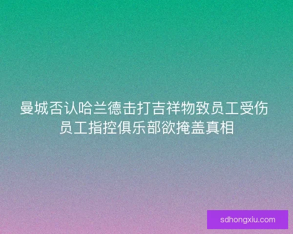 曼城否认哈兰德击打吉祥物致员工受伤 员工指控俱乐部欲掩盖真相 曼城否认哈兰德击打吉祥物致员工受伤 员工指控俱乐部欲掩盖真相